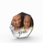 Gram | Grandma Script Overlay Fotoblokken (Links)