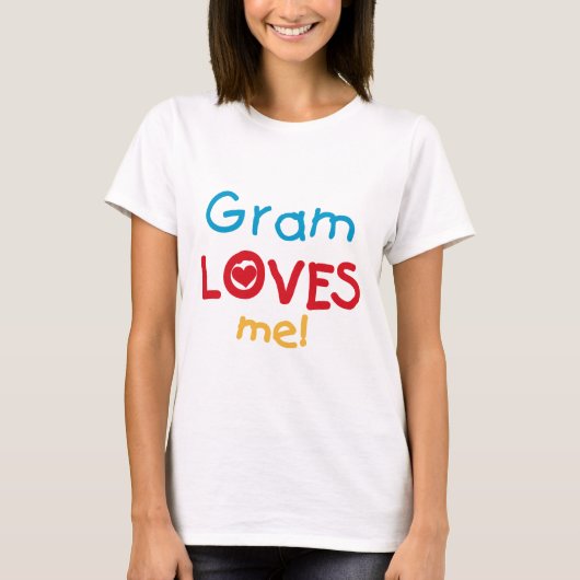 Gram Loves Me T-shirts en geschenken (Voorkant)
