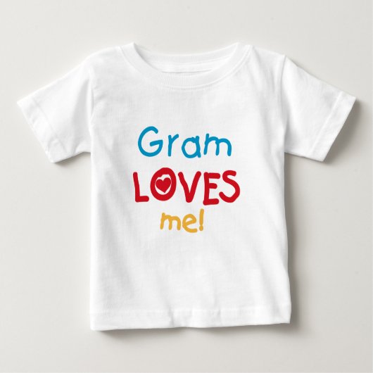 Gram Loves Me T-shirts en geschenken (Voorkant)