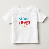 Gram Loves Me T-shirts en geschenken (Voorkant)