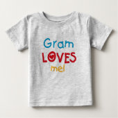 Gram Loves Me T-shirts en geschenken (Voorkant)