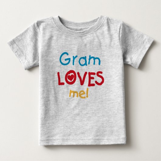 Gram Loves Me T-shirts en geschenken (Voorkant)