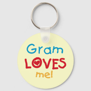 Gram Loves Me T-shirts en geschenken Sleutelhanger