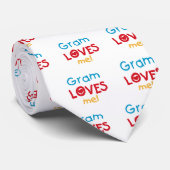 Gram Loves Me T-shirts en geschenken Stropdas (Opgerold)