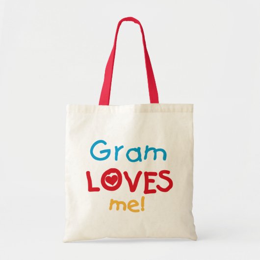 Gram Loves Me T-shirts en geschenken Tote Bag (Voorkant)
