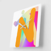 GRAM MONOGRAM INITIAAL N VIERKANTE KLOK (Hoek)