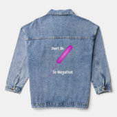 Gram Negative Microbiology Pun Denim Jacket (Achterkant)