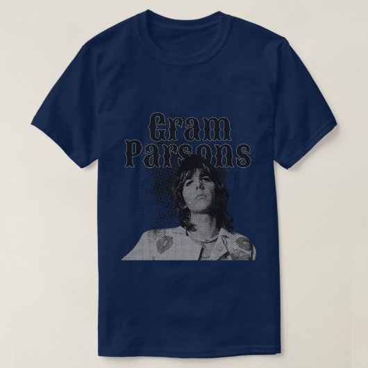 Gram Parsons Illustraties T-shirt (Design voorkant)