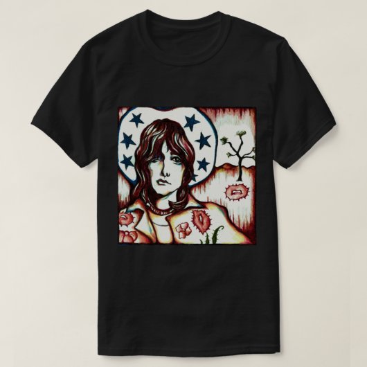 Gram Parsons Joshua Tree Classic T-Shirt (Design voorkant)