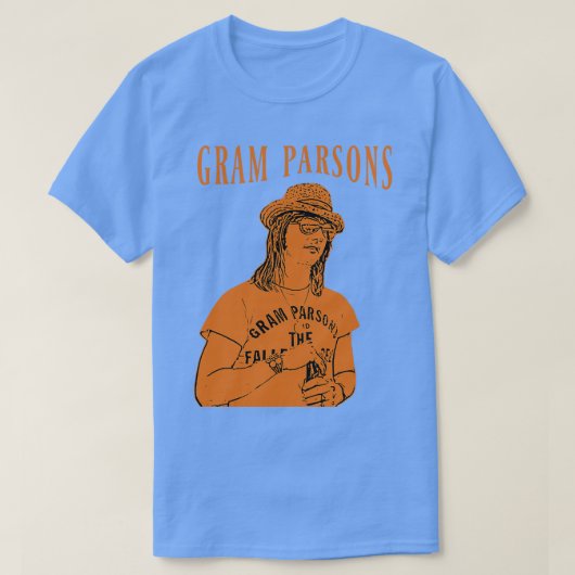 Gram Parsons Retro T-shirt (Design voorkant)