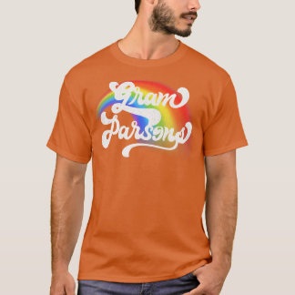 Gram Parsons Retro Vervaagd Stijl Ontwerp T-shirt