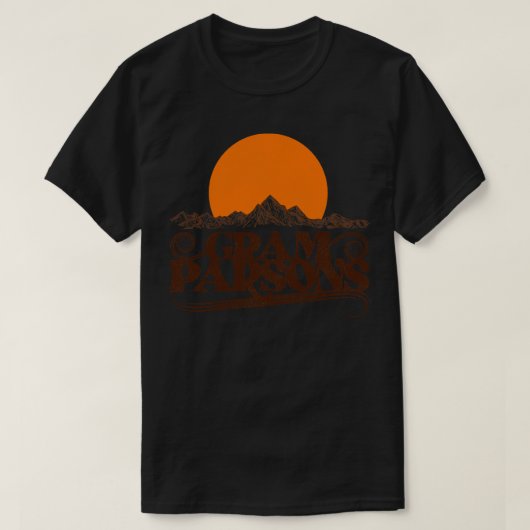 Gram Parsons Rising Sun T-shirt (Design voorkant)