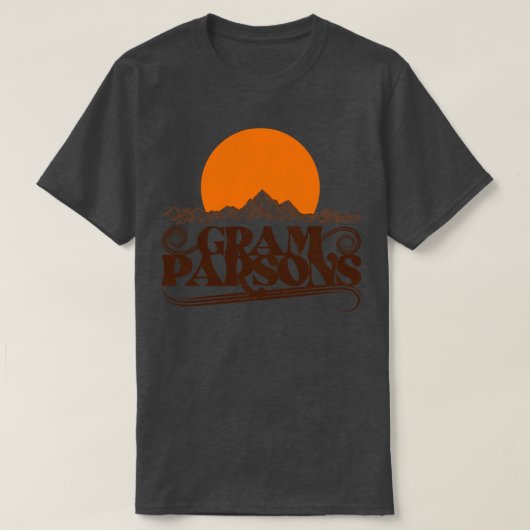 Gram Parsons Rising Sun T-shirt (Design voorkant)