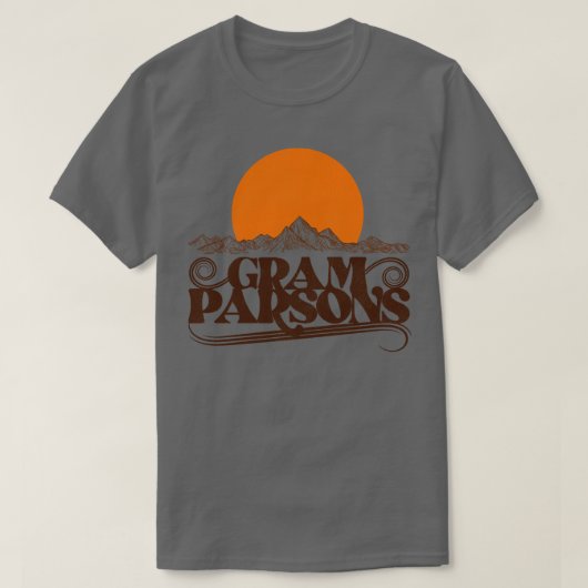Gram Parsons Rising Sun T-shirt (Design voorkant)