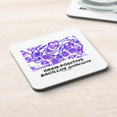 Gram-positieve Bacillus anthracis (Bacteria) Drankjes Onderzetter (Linkerzijde)