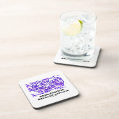 Gram-positieve Bacillus anthracis (Bacteria) Drankjes Onderzetter (Rechterzijde)