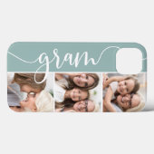 Gram Script Grandma Photo Collage Case-Mate iPhone Case (Achterkant (horizontaal))