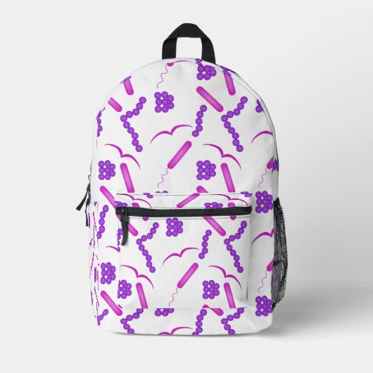 Gram Stain Bedrukte Rugzak (Voorkant)