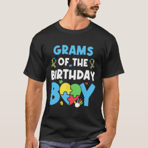 Gram van de Autisme Bewustzijn Puzzle Jongen Verja T-shirt