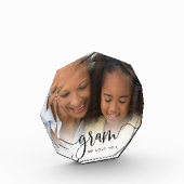 Gram waar we van houden | Grandma Script Overlay Fotoblokken (Links)