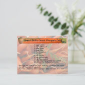 GramaBarb's Briefkaart van de ananappelCake (Staand voorkant)