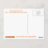 GramaBarb's Briefkaart van de ananappelCake (Achterkant)