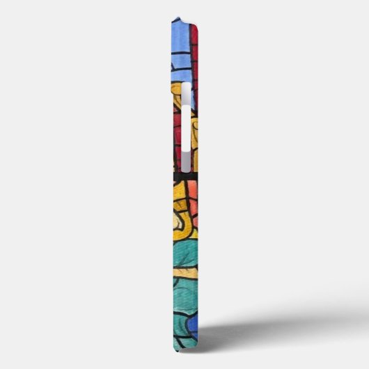 Gramatica Stained-Glass Window iPhone / iPad case (Achterkant / Links)