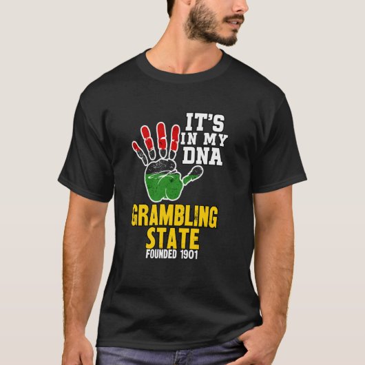 Grambling State, GSU, Souvenir HBC Design T-shirt (Voorkant)