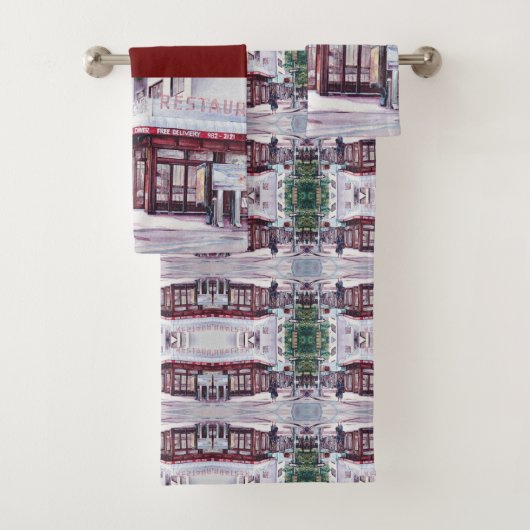 Gramercy Coffee Corner Bad Handdoek (Insitu)