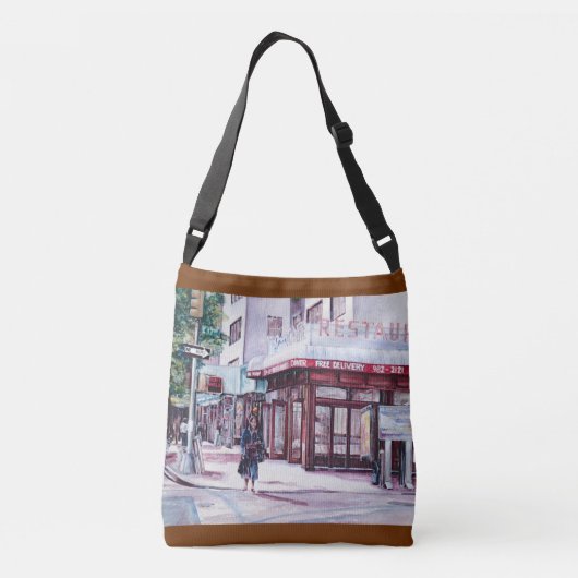 Gramercy Coffee Corner Crossbody Tas (Achterkant)