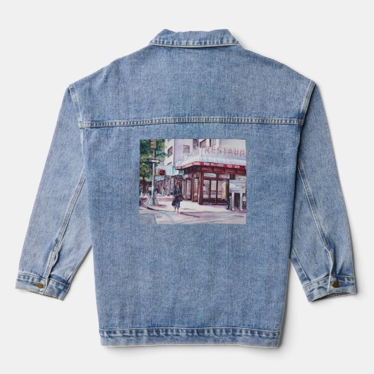 Gramercy Coffee Corner Denim Jacket (Achterkant)