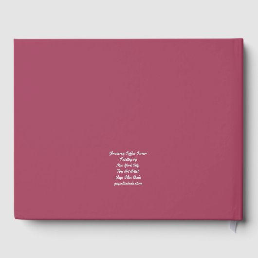 Gramercy Coffee Corner Gastenboek (Achterkant)