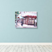 Gramercy Coffee Corner, New York Canvas Afdruk (Insitu (Houten vloer))