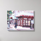 Gramercy Coffee Corner, New York Canvas Afdruk (Voorkant)