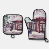 Gramercy Coffee Corner Ovenwant & Pannenlap Set (Voorkant)