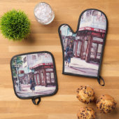 Gramercy Coffee Corner Ovenwant & Pannenlap Set (Top down)