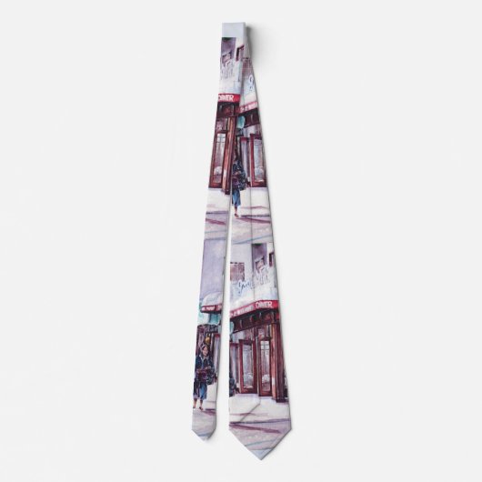 Gramercy Coffee Corner Stropdas (Achterkant)