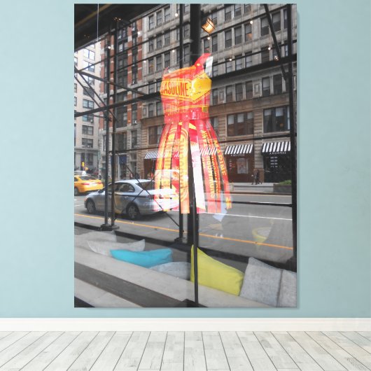 Gramercy Park, NYC Canvas Afdruk (Insitu (Houten vloer))