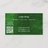 Gramgras handyman QR code Visitekaartje (Achterkant)