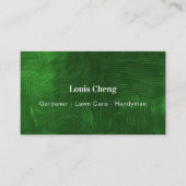 Gramgras handyman QR code Visitekaartje (Voorkant)