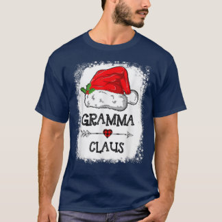 Gramma Claus Kerstlicht Pajama Family Matchin T-shirt