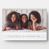 Gramma & Grandouders Persoonlijke foto Fotoplaat (voorkant)