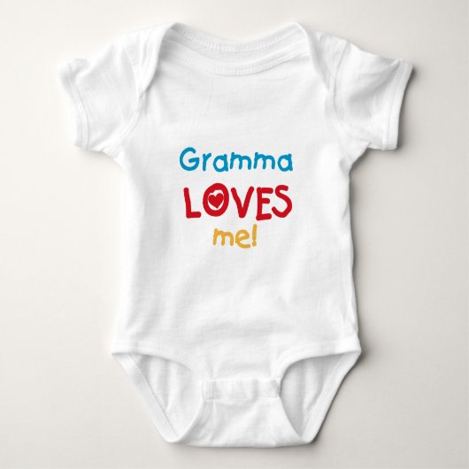 Gramma Loves Me T-shirts en geschenken (Voorkant)