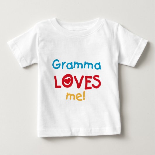 Gramma Loves Me T-shirts en geschenken (Voorkant)