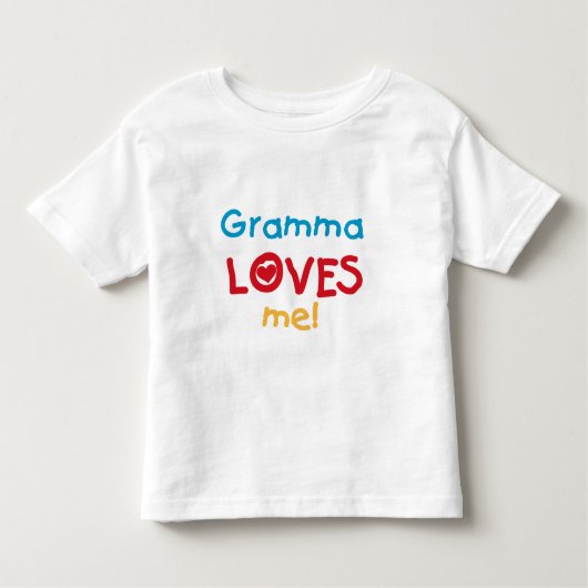 Gramma Loves Me T-shirts en geschenken (Voorkant)