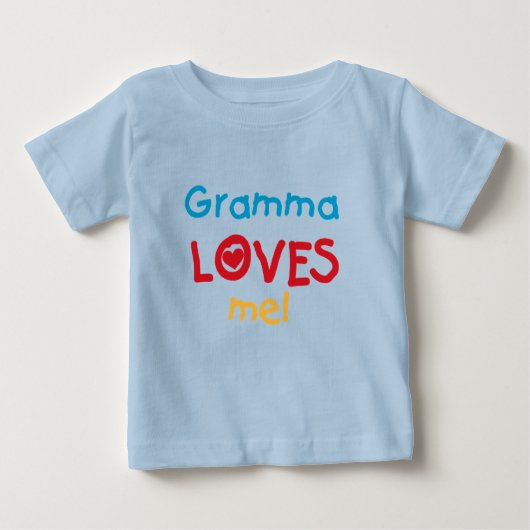 Gramma Loves Me T-shirts en geschenken (Voorkant)