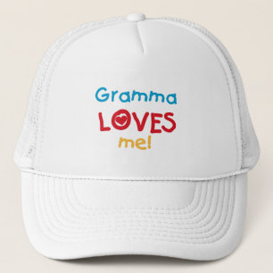 Gramma Loves Me T-shirts en geschenken Trucker Pet