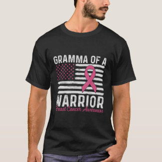 Gramma Of A Warrior K Borstkanker Bewustzijn Mont T-shirt