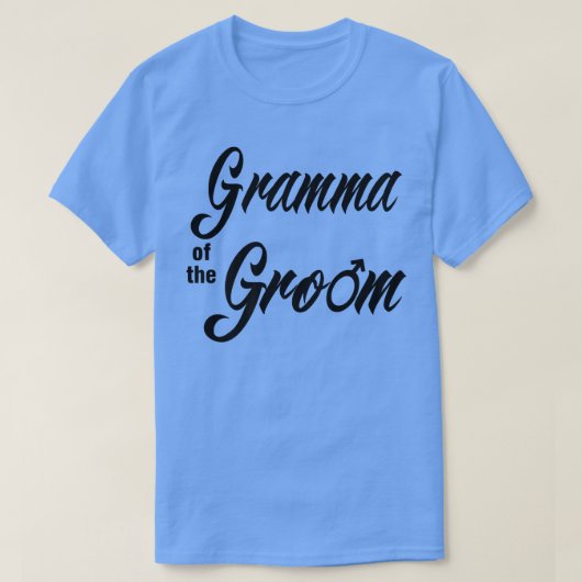 Gramma van de bruinbruidende partij t-shirt (Design voorkant)