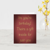 Grammar corrector's verjaardagskaart kaart (Gele Bloem)